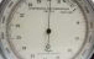 С повышение над уровнем моря атмосферное давление